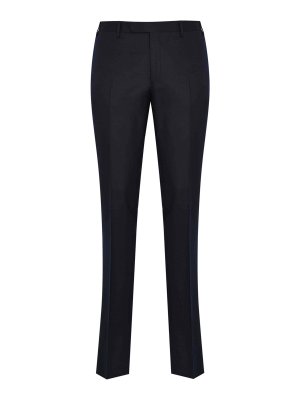 CORNELIANI: Pantalones casual - Pantalón Casual - Azul