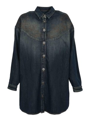 DONDUP: abiti corti - Vestito corto in denim