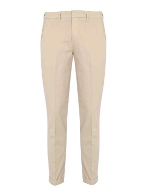FAY: Pantalones casual - Pantalón Casual - Beis