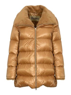 HERNO: Vestes-rembourrees - Blouson Rembourré - Camel