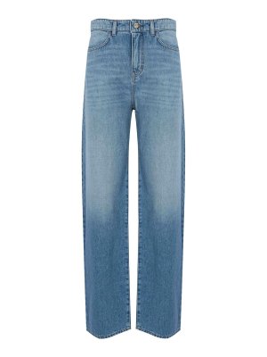 MAX MARA STUDIO: casual trousers - Zagara Oversized Denim Jeans