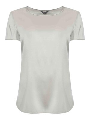 Max Mara: blouses - Cortona Silk Satin Blouse