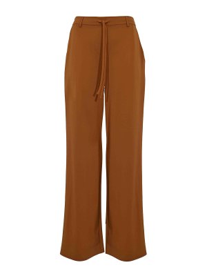 Max Mara: casual trousers - Verres Palazzo Trousers In Stretch Fabric