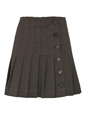 Semicouture: mini skirts - Susan Skirt In Cotton Gabardine