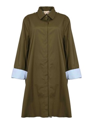 Semicouture: shirts - Livia Dress In Cotton Poplin