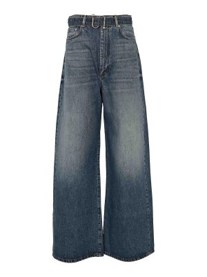 SPORTMAX: Schlagjeans - Schlagjeans - Blau