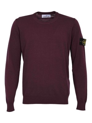 STONE ISLAND: Pull col rond - Pull Col Rond - Violet