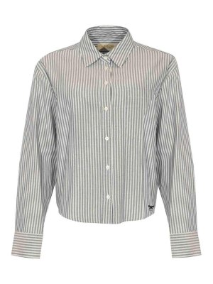 WEEKEND MAX MARA: shirts - Nuoro Striped Cotton Oxford Shirt