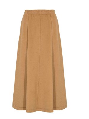 WEEKEND MAX MARA: Knee length skirts & Midi - Circeo Skirt In Jersey With A Drape Effect