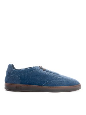 SOLDINI: trainers - Akira Donald Sneakers In Suede