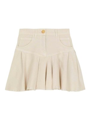 Balmain: mini skirts - Pleated mini skirt