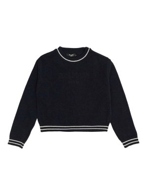 Balmain: crew necks - Pull Crop