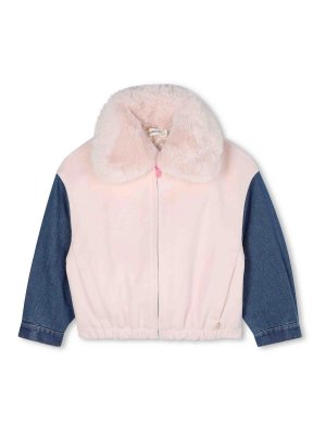 BILLIEBLUSH: Vestes en denim - Veste En Jean - Couleur Chair