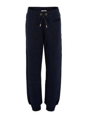 CHLOE': casual trousers - Trousers With Logo