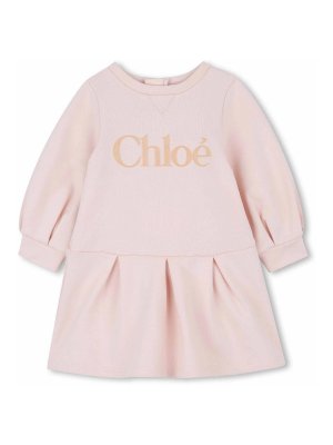 CHLOE': knee length dresses - Dress With Logo