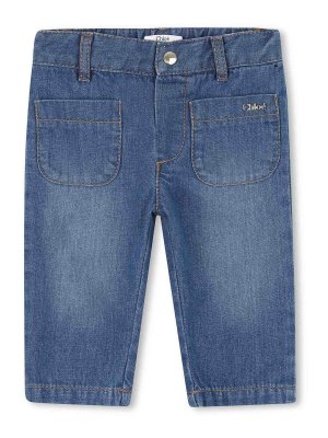 CHLOE': straight leg jeans - Jeans With Application