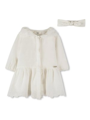 CHLOE': knee length dresses - Dress With Ruches