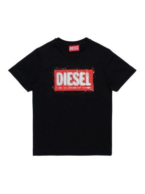 DIESEL: Tシャツ - Tシャツ - 黒