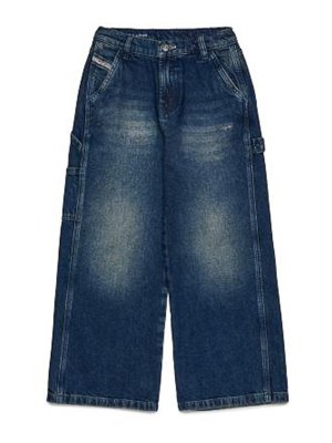 DIESEL: straight leg jeans - Jeans With Logo