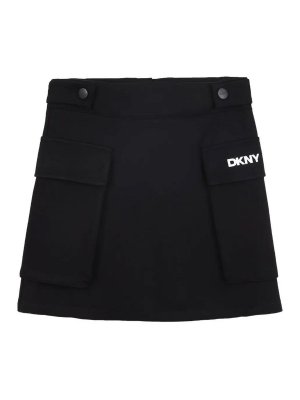 DKNY: Knielange und Midi Röcke - Midirock - Schwarz