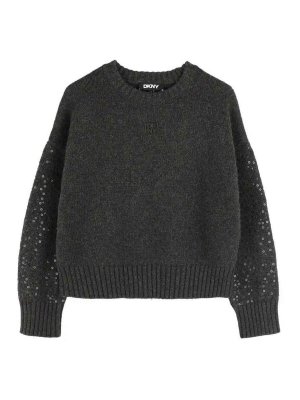 DKNY: crew necks - Sweater With Sequins