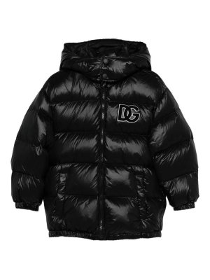Dolce & Gabbana Jr: padded jackets - Down jacket with logo
