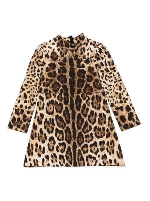 Dolce & Gabbana Jr: knee length dresses - Dress With Logo