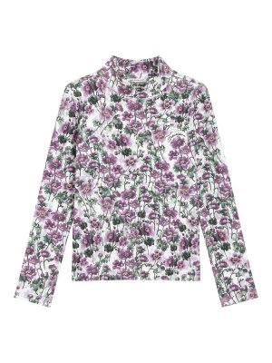 Dolce & Gabbana Jr: Turtlenecks & Polo necks - Violet print turtleneck