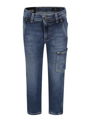 DONDUP: ストレートジーンズ - ストレートジーンズ - ブルー