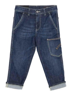 DONDUP: ストレートジーンズ - ストレートジーンズ - ブルー