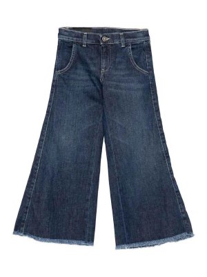 DONDUP: flared jeans - Wide Leg Jeans