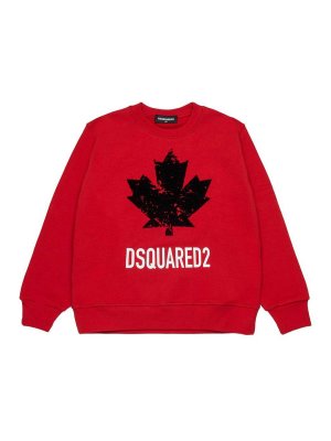 DSQUARED2: Sudaderas y suéteres - Sudadera - Rojo