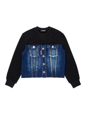 DSQUARED2: Sudaderas y suéteres - Sudadera - Azul