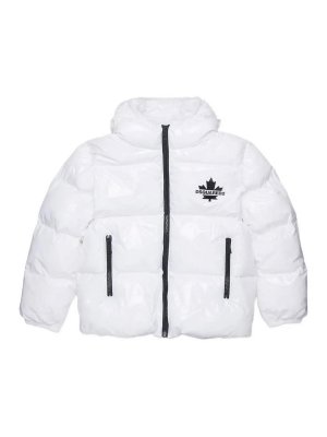 DSQUARED2: padded jackets - Down jacket with logo