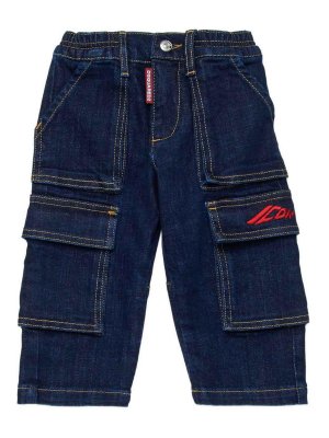 DSQUARED2: ストレートジーンズ - ストレートジーンズ - ブルー