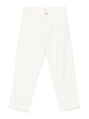 ELEVENTY: Pantalons casual - Pantalons Décontractés - Crème