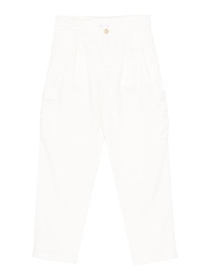ELEVENTY: Pantalons casual - Pantalons Décontractés - Crème