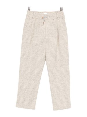 ELEVENTY: casual trousers - Checked Trousers