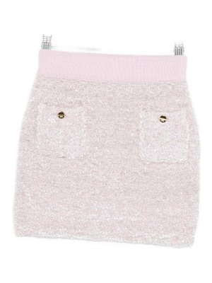 ELISABETTA FRANCHI: Jupes midi et au genou - Jupe Midi - Métallique