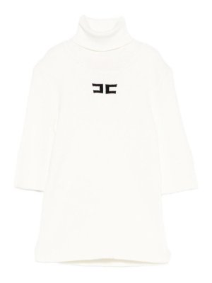 ELISABETTA FRANCHI: Suéteres con cuello pico - Suéter Cuello Redondo - Blanco