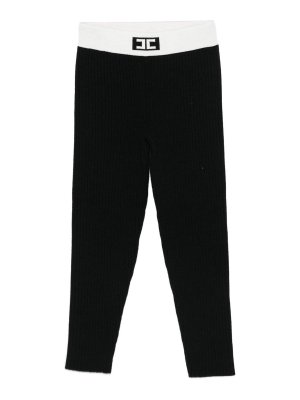 ELISABETTA FRANCHI: Leggings - Leggins - Negro