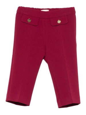 ELISABETTA FRANCHI: casual trousers - Trousers With Fake Pockets