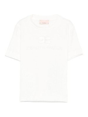 ELISABETTA FRANCHI: t-shirt - T-Shirt Con Logo