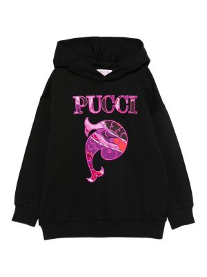EMILIO PUCCI: Felpe e maglie - Felpa Con Cappuccio E Logo