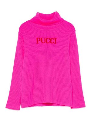 EMILIO PUCCI: Turtlenecks & Polo necks - Cute Wolf With Logo