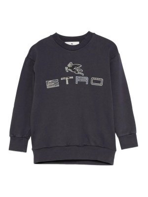 ETRO: Sweatshirts & Sweaters - Sweatshirt With Embroidery