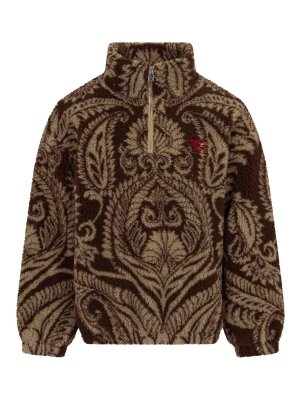 ETRO: Sudaderas y suéteres - Sudadera - Marrón