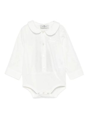 ETRO: Top e canotte - Body Con Colletto Alla Peter Pan