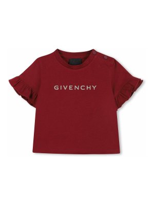 GIVENCHY: Camisetas - Camiseta - Rojo Oscuro