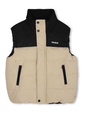 Hugo Boss: Gilets - Gilet - Beige